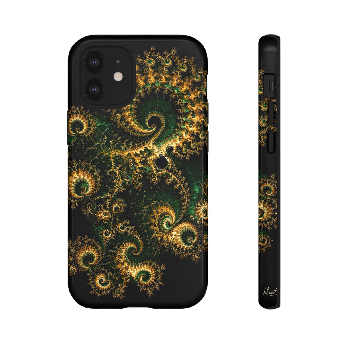 Copper Infinity - Emerald & Gold Phone Case