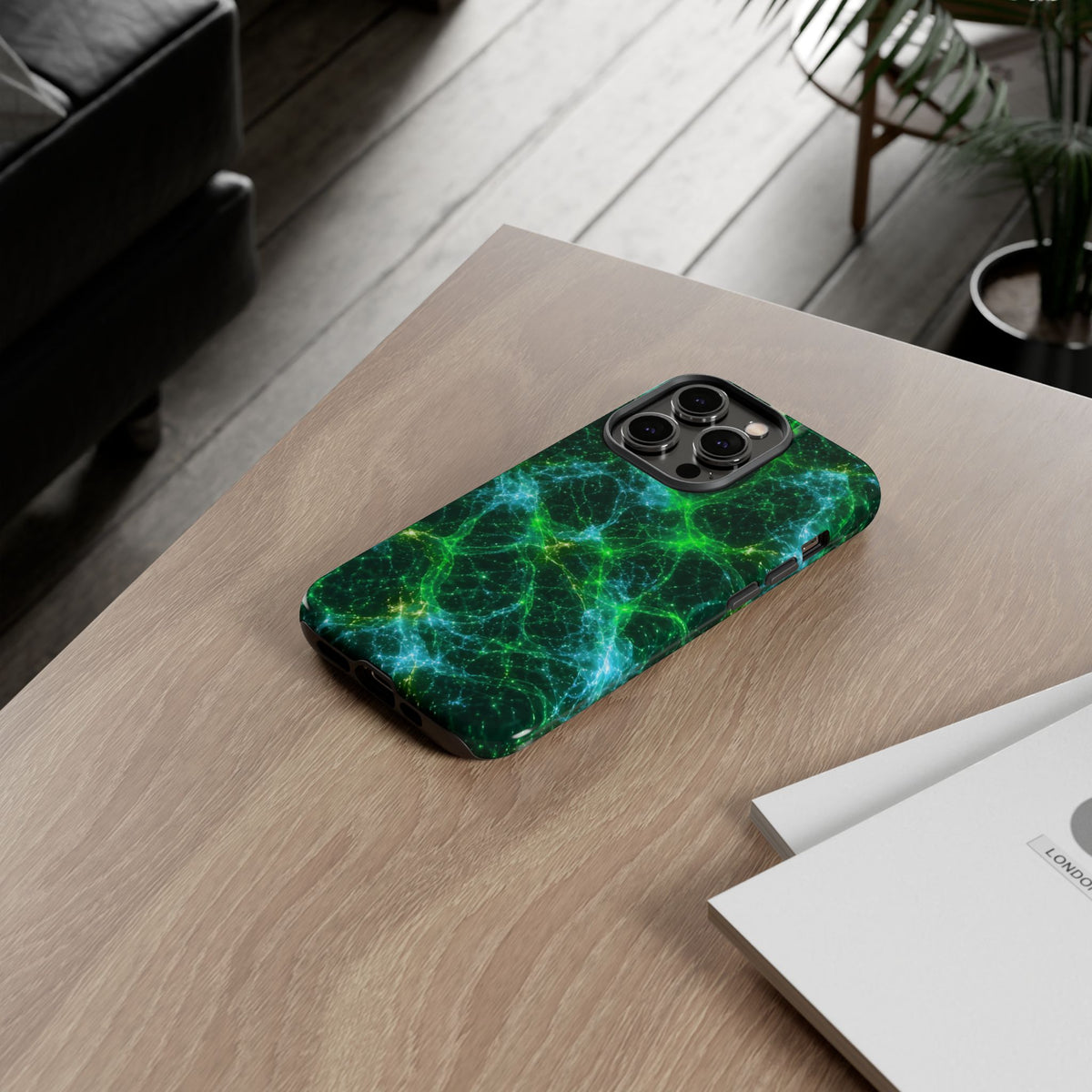 Neon Mycelium - Mermaid Phone Case