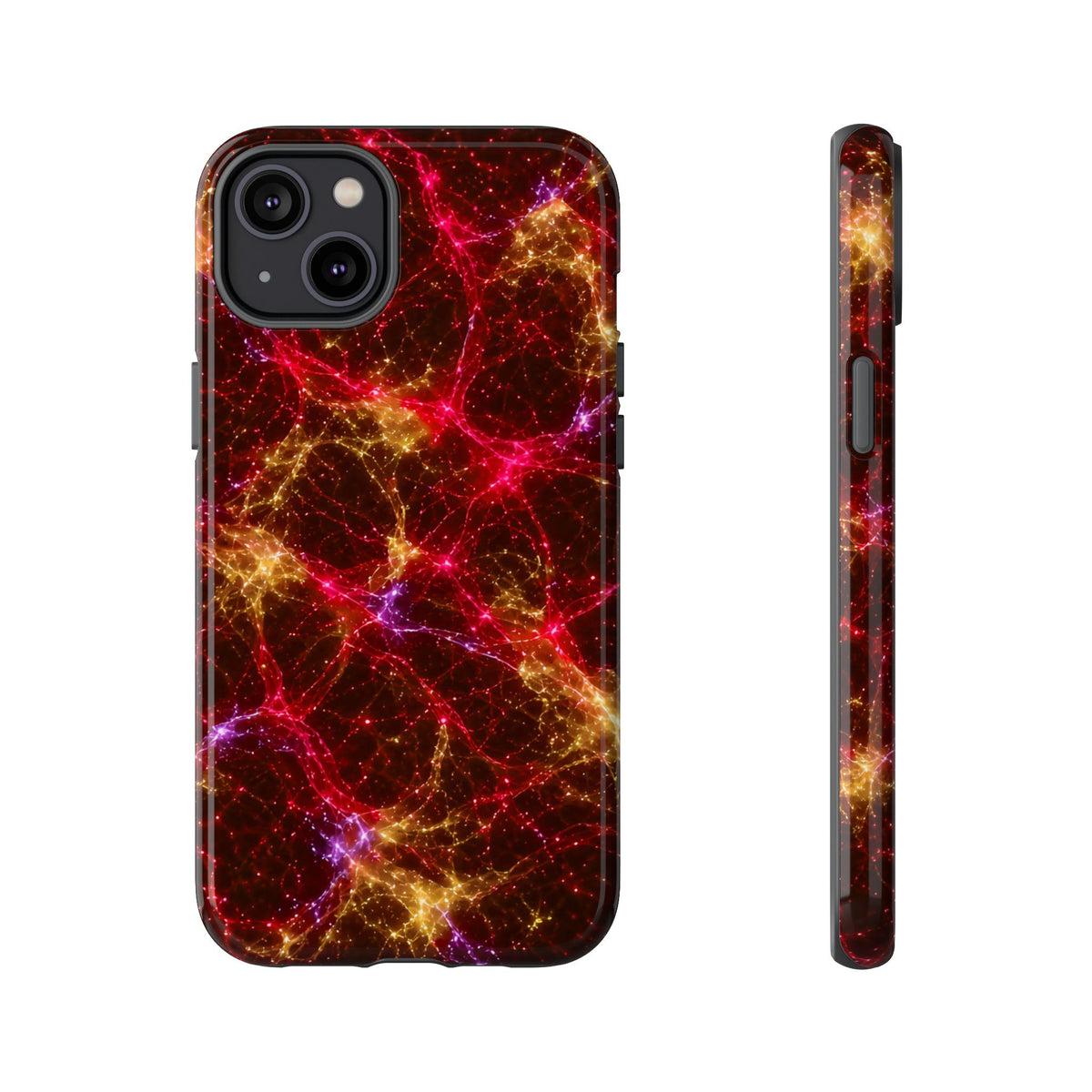 Neon Mycelium - Rainbow Nerve Phone Case