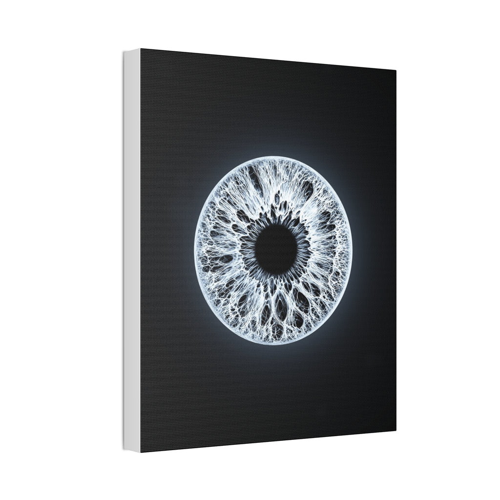 BLXNTT Iris – Lace Web Ice Silver Glossy Canvas