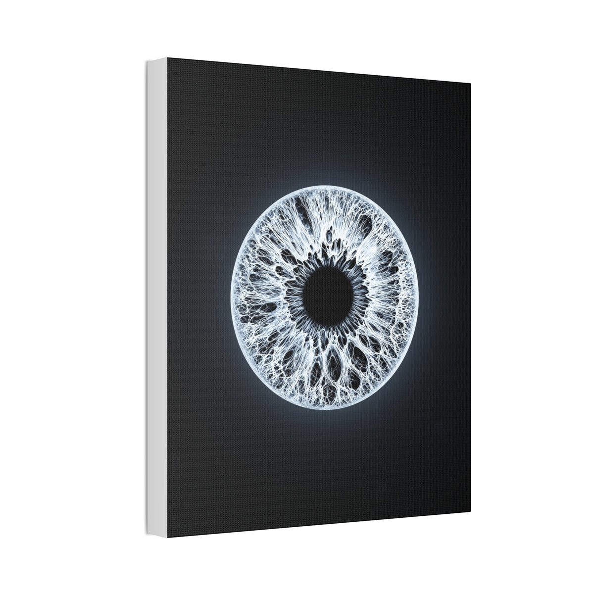 BLXNTT Iris – Lace Web Ice Silver Glossy Canvas