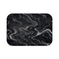 Black & Silver Marble Bath Mat