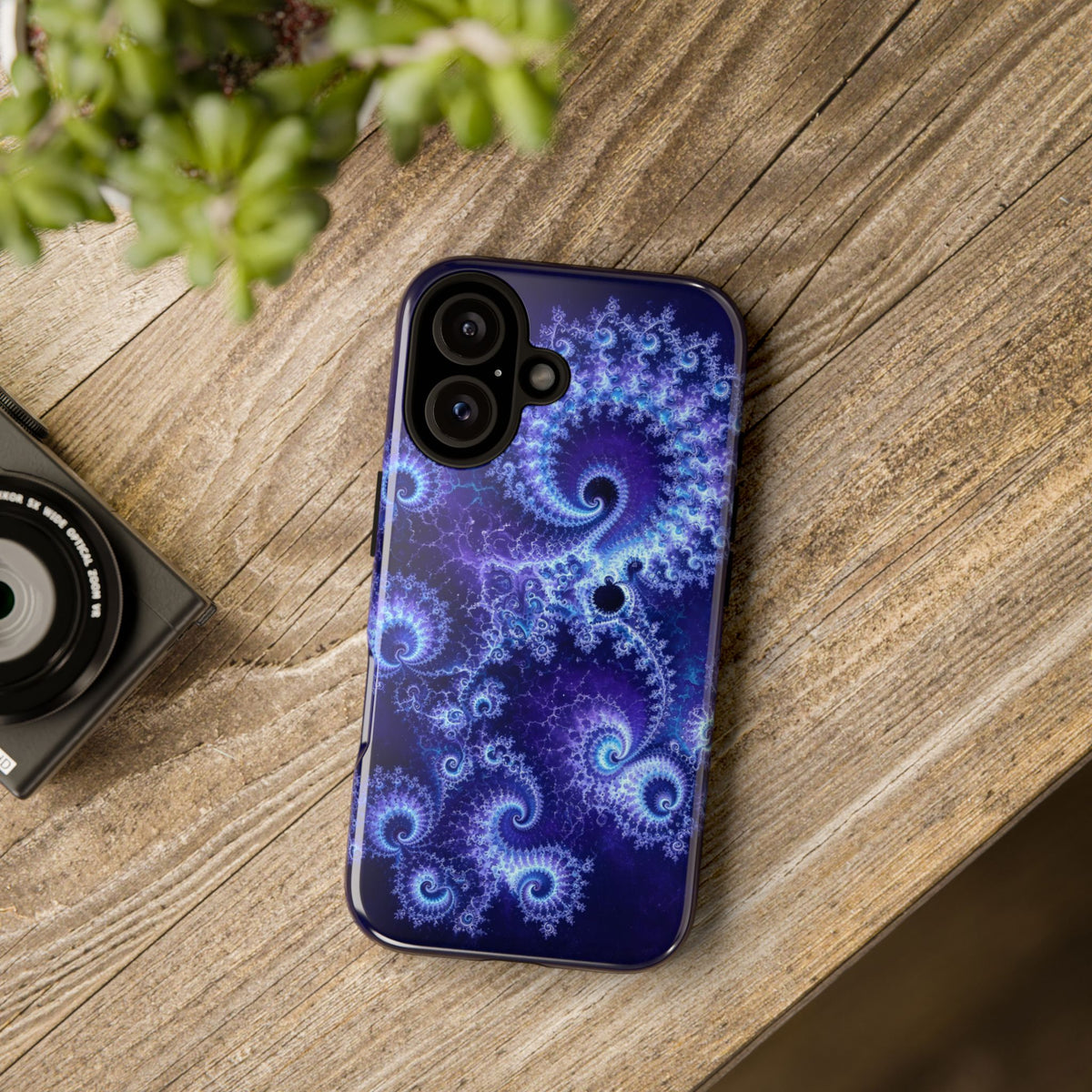 Copper Infinity - Bioluminescent Jellyfish Phone Case