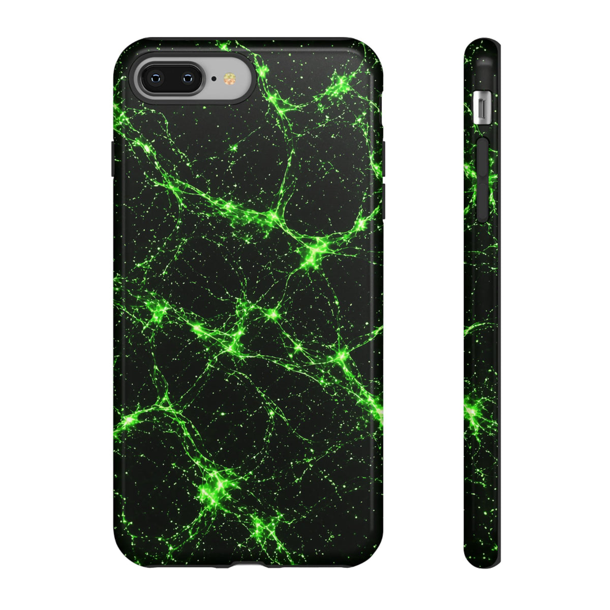 Neon Mycelium - Toxic Lime Phone Case