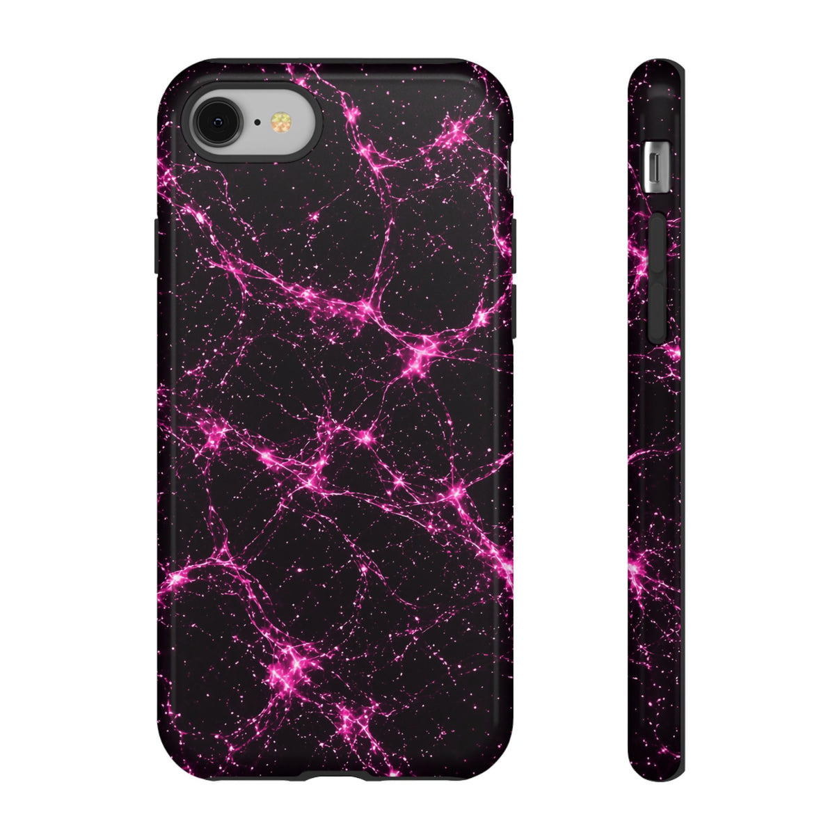Neon Mycelium - Hot Pink Pulse Phone Case