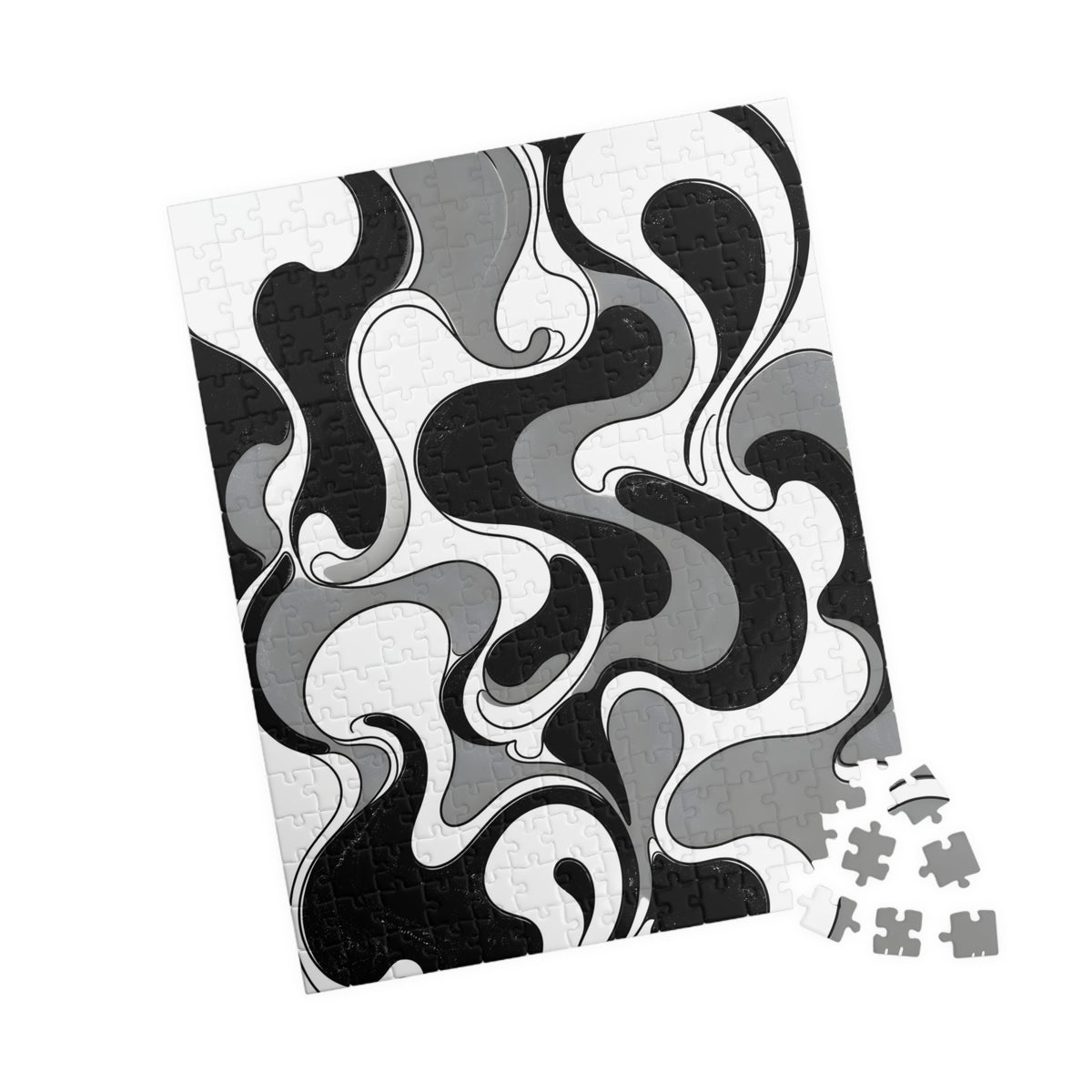 Fillmore Flow - Monochrome Jigsaw Puzzle