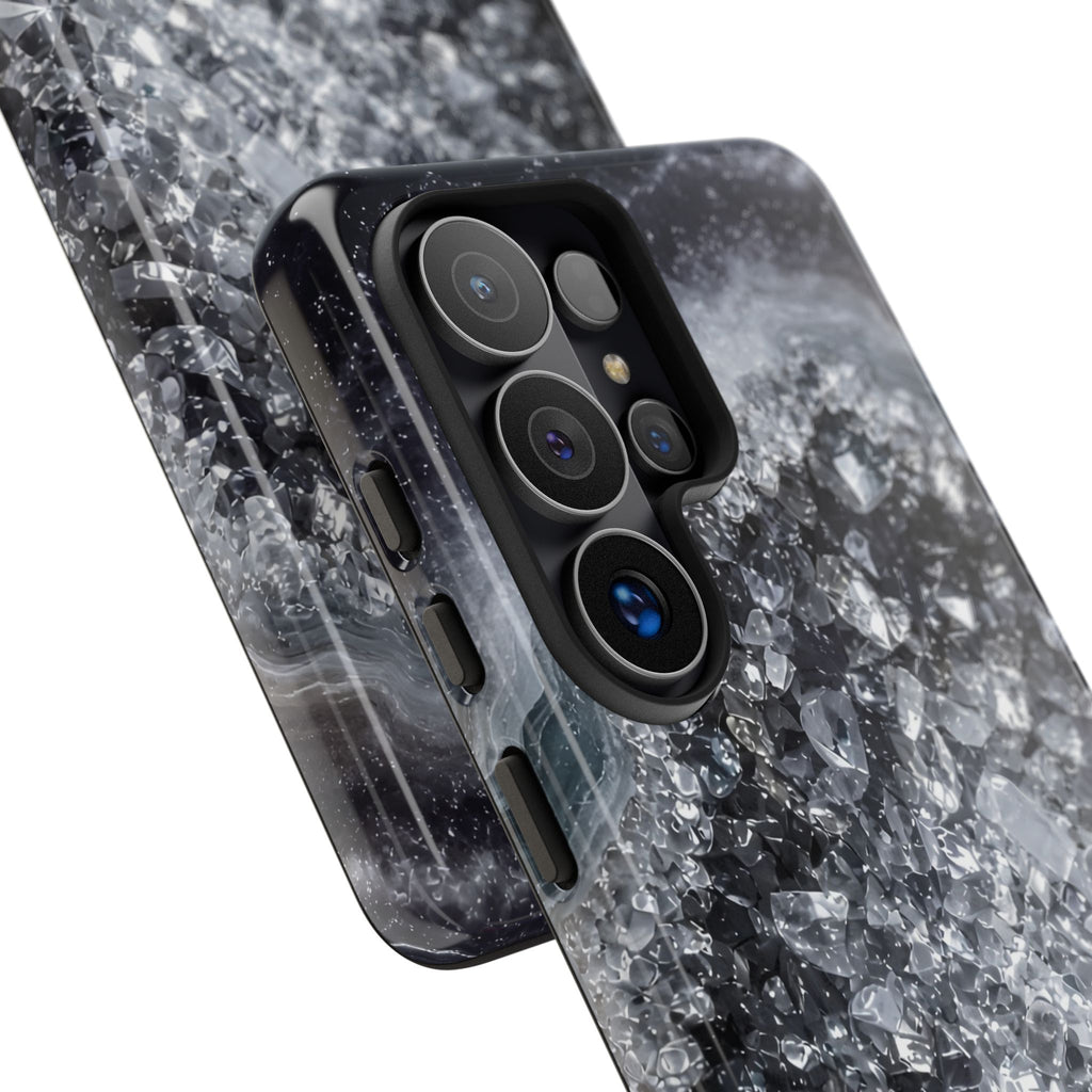 Geode Core - Silver Smoke Phone Case