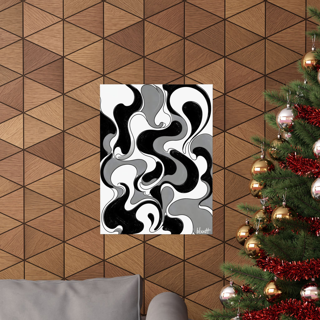 Fillmore Flow - Monochrome Poster