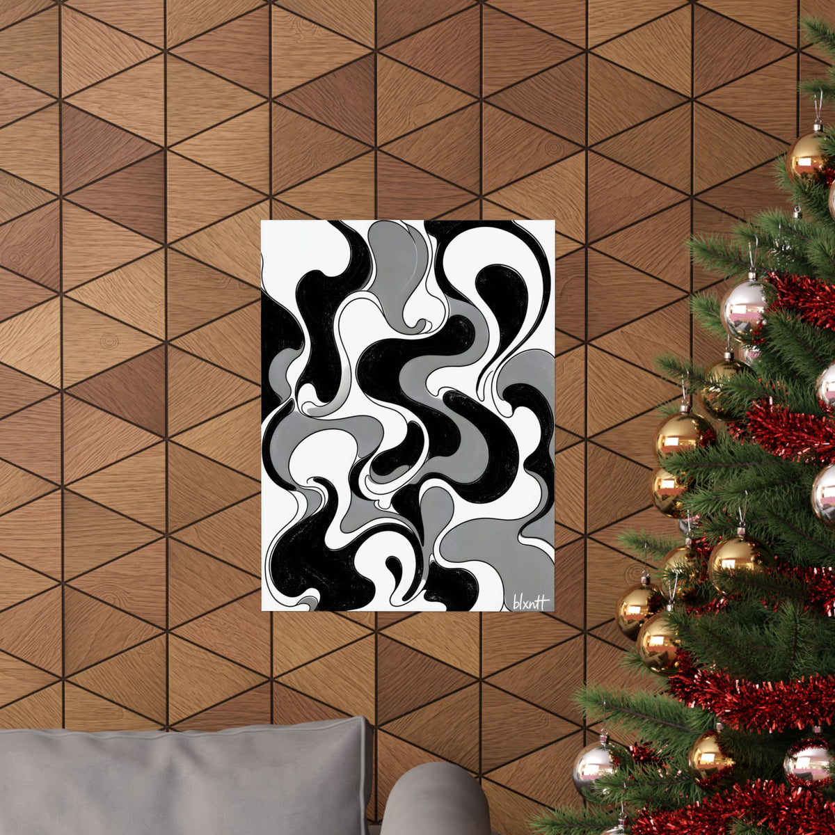 Fillmore Flow - Monochrome Poster
