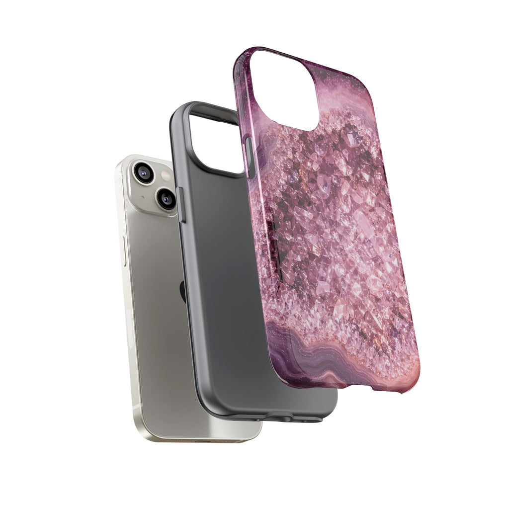 Geode Core - Rose Quartz Phone Case