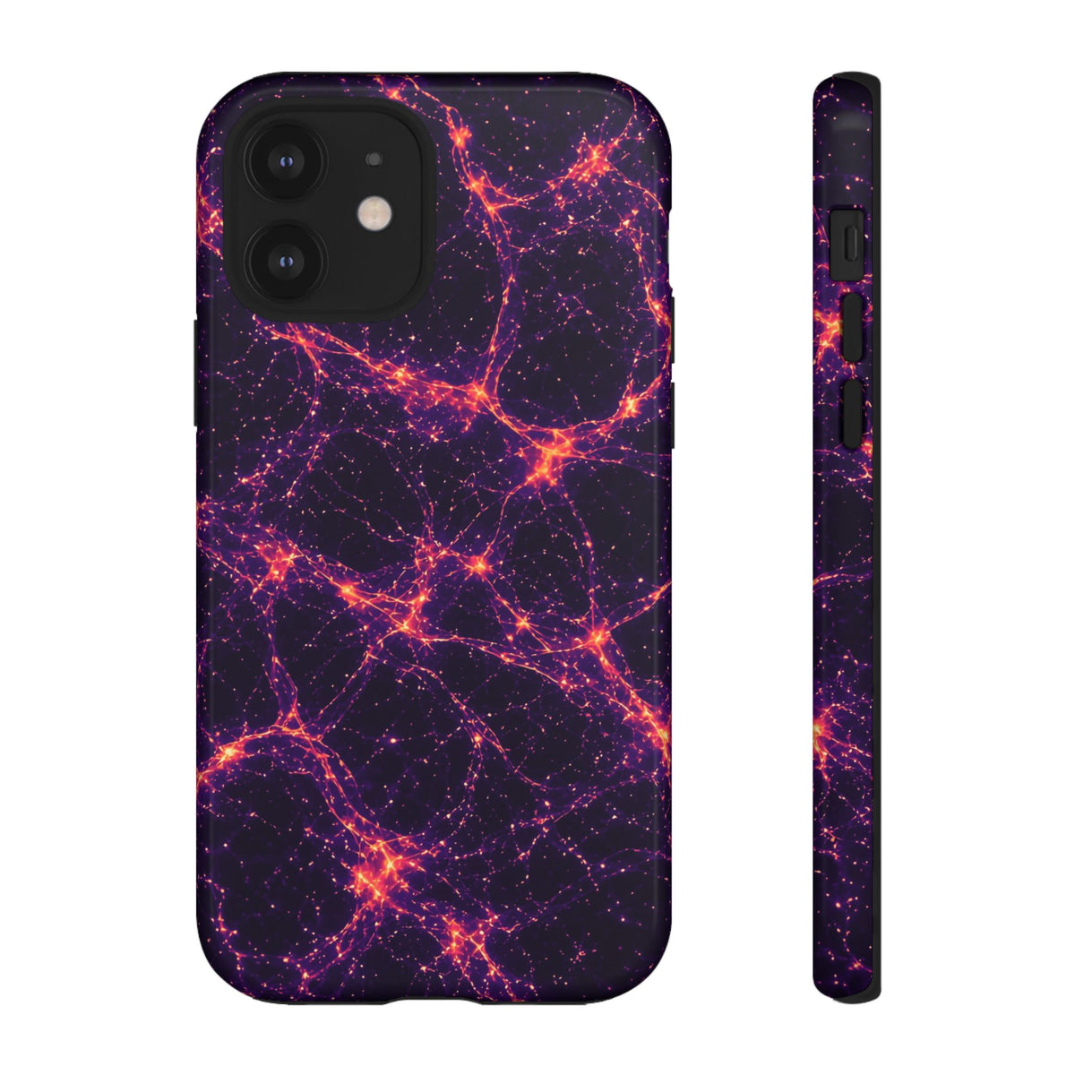 Neon Mycelium - Sunset Synapse Phone Case