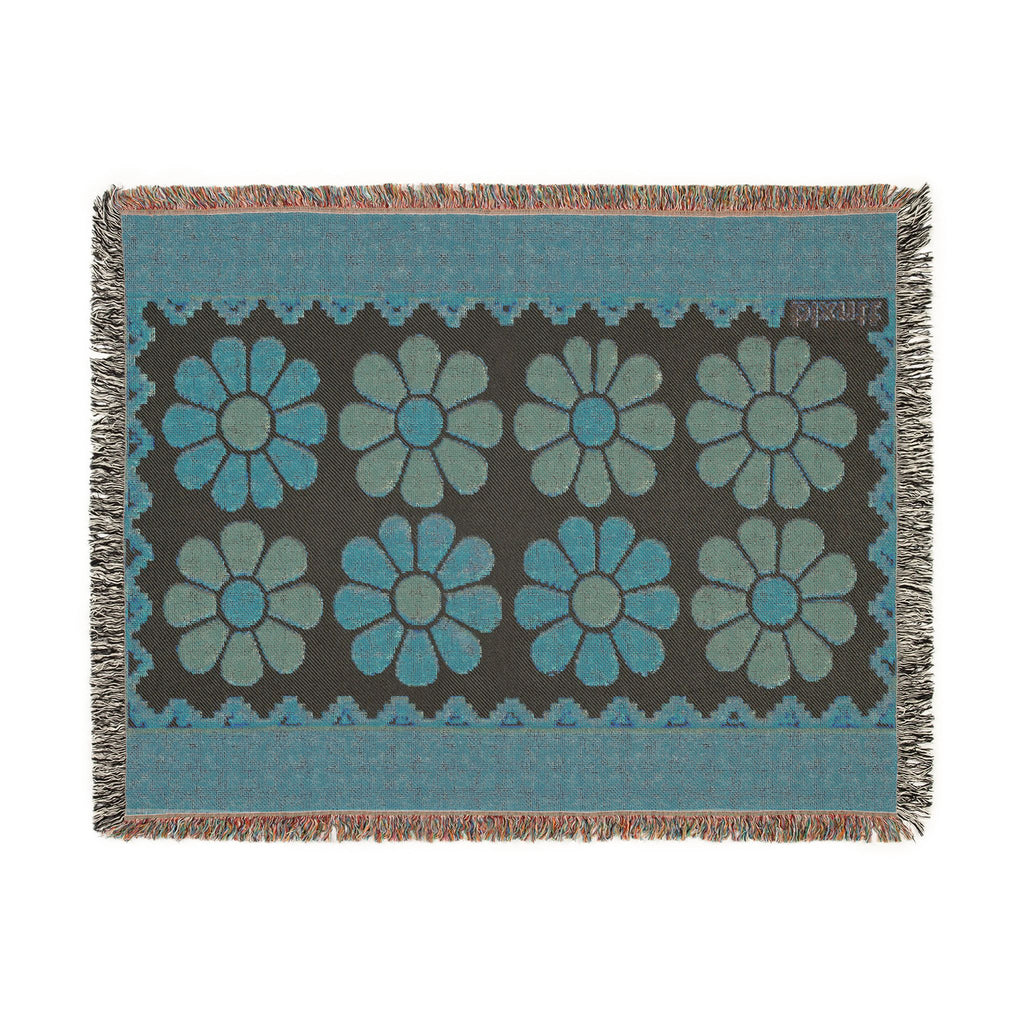 BLXNTT Orange Hippie Woven Blanket #4