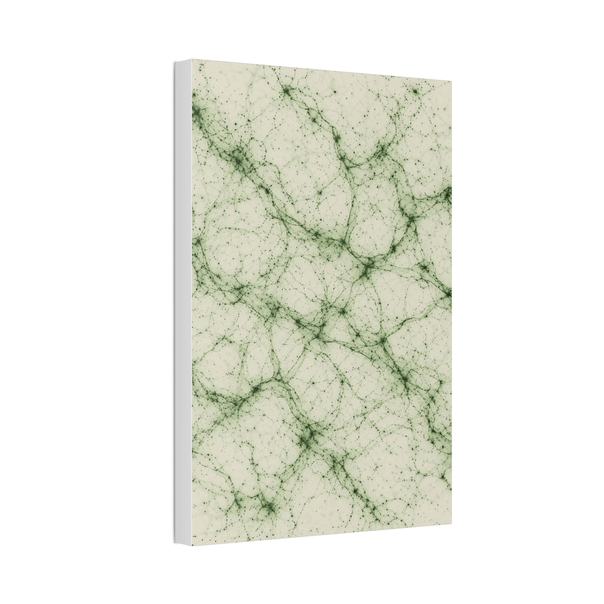 Neon Mycelium - Matcha Latte Glossy Canvas