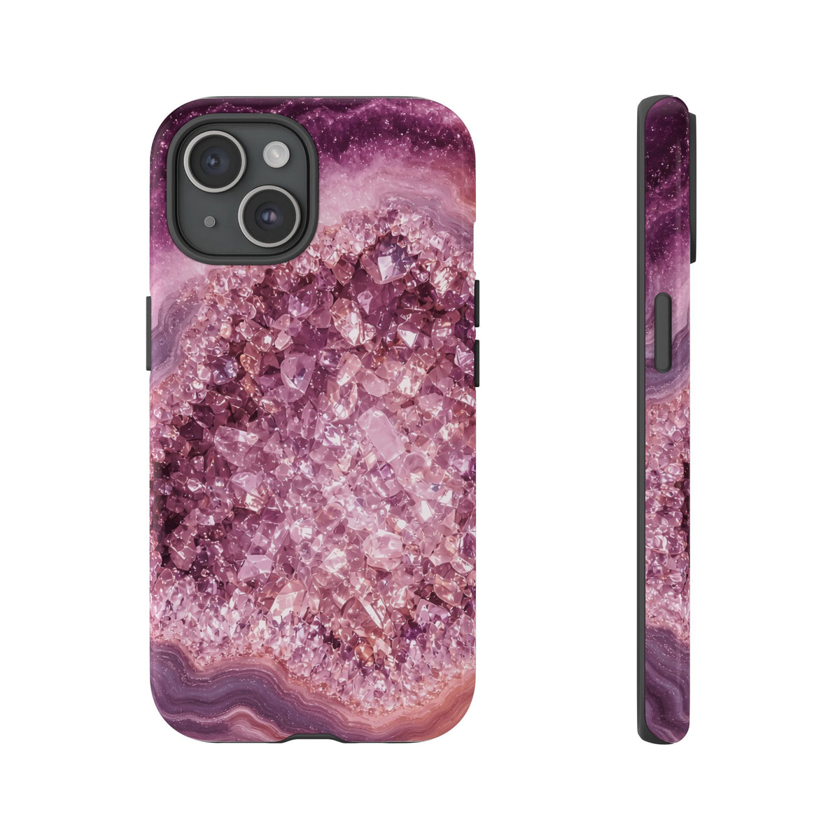 Geode Core - Rose Quartz Phone Case
