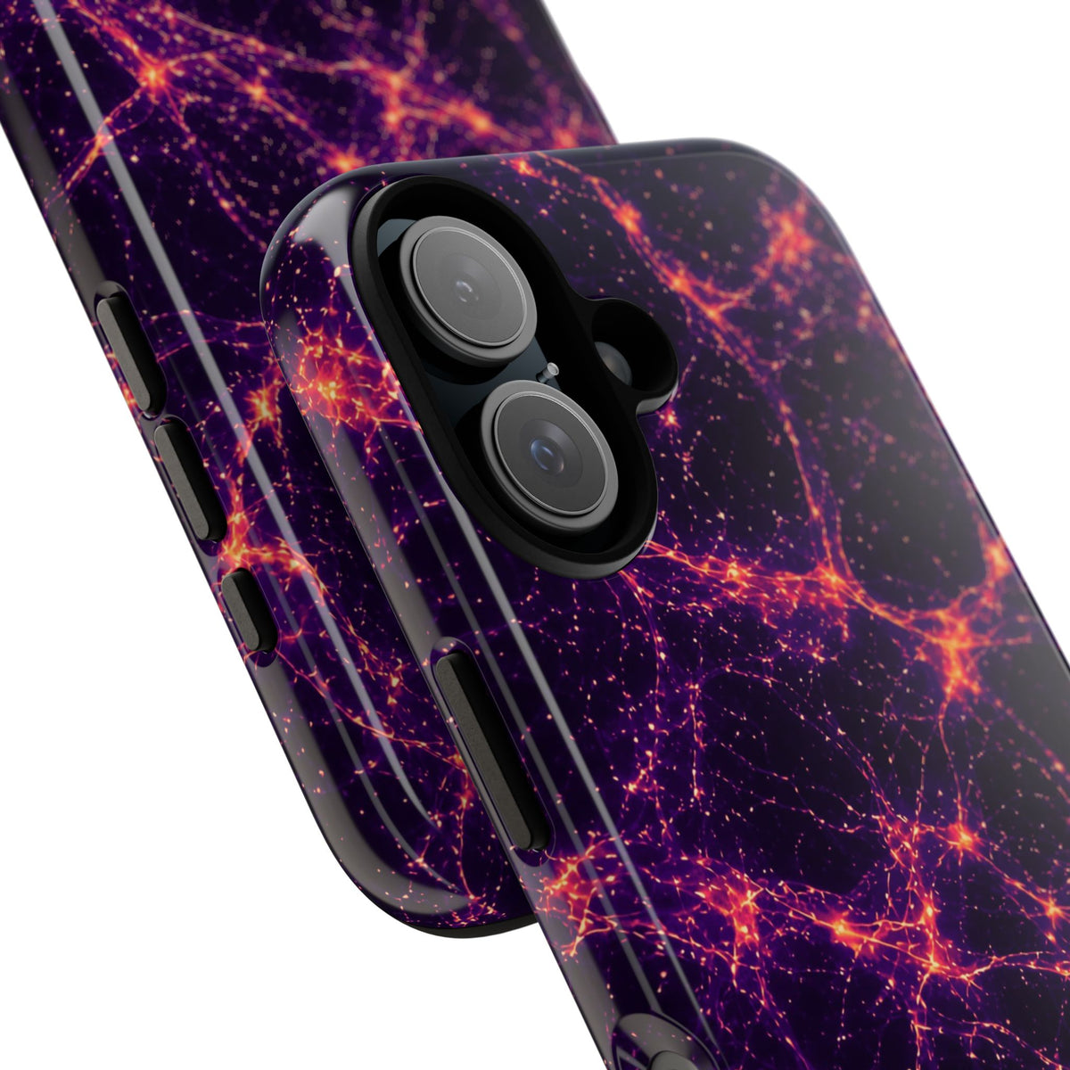 Neon Mycelium - Sunset Synapse Phone Case