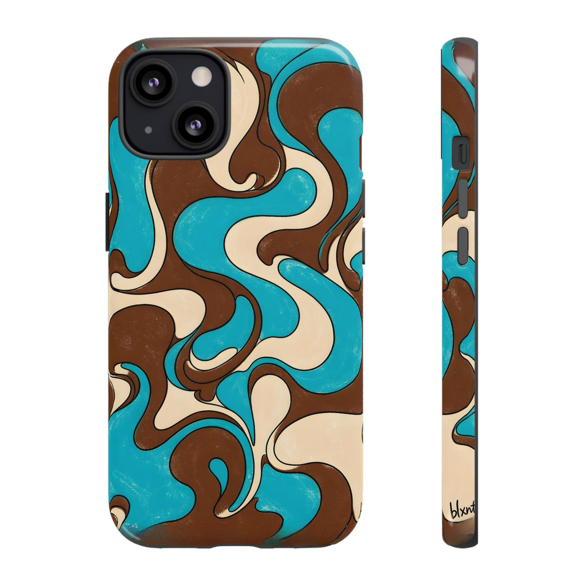 Fillmore Flow - Turquoise & Chocolate Phone Case