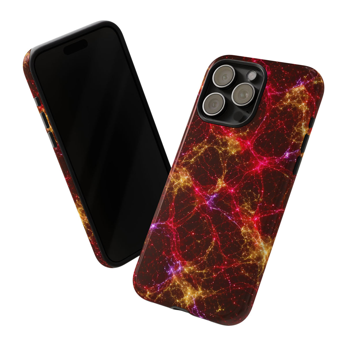 Neon Mycelium - Rainbow Nerve Phone Case