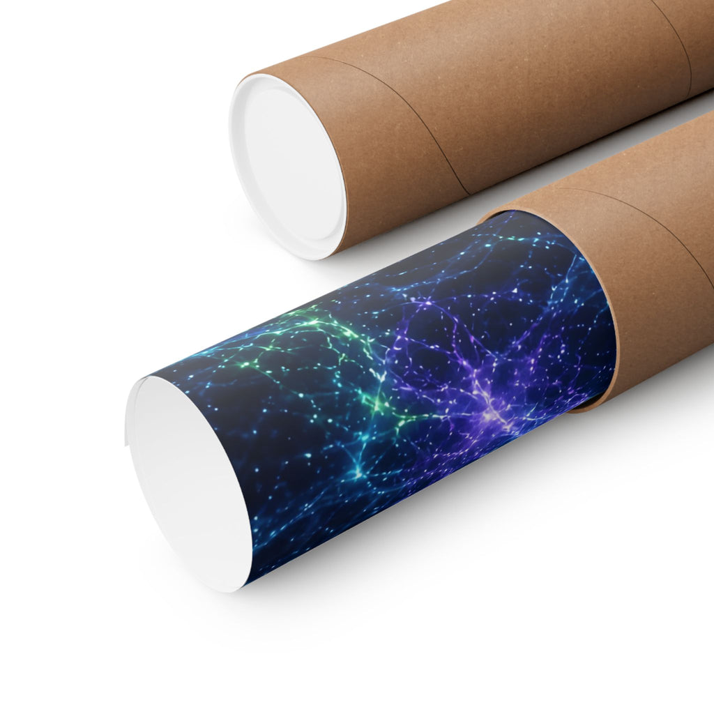 Neon Mycelium - Original Glow Poster