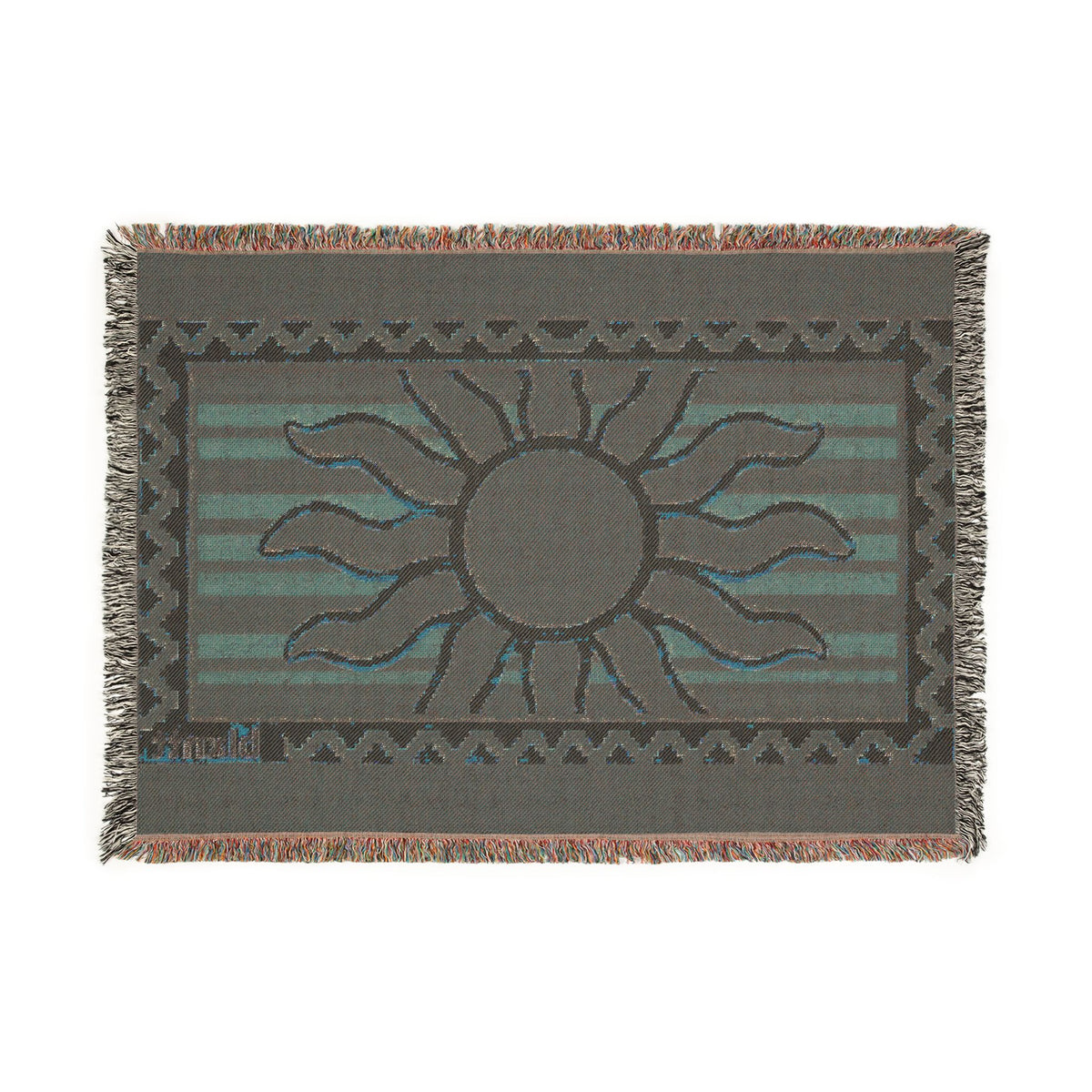 BLXNTT Red Hippie Woven Blanket #4