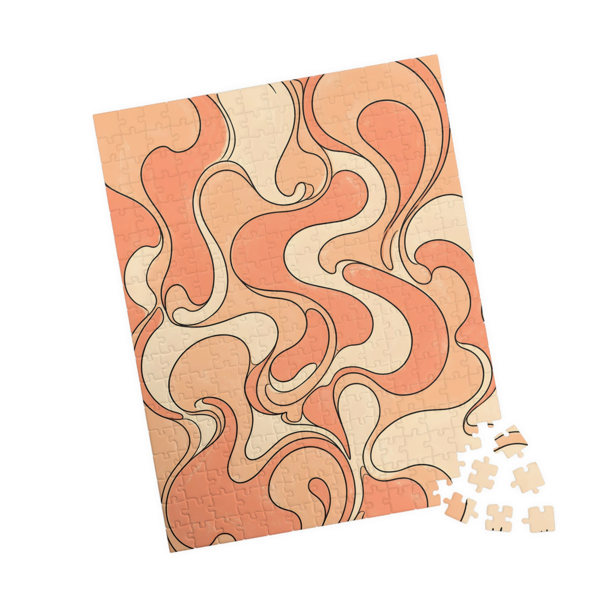 Fillmore Flow - Peach Jigsaw Puzzle