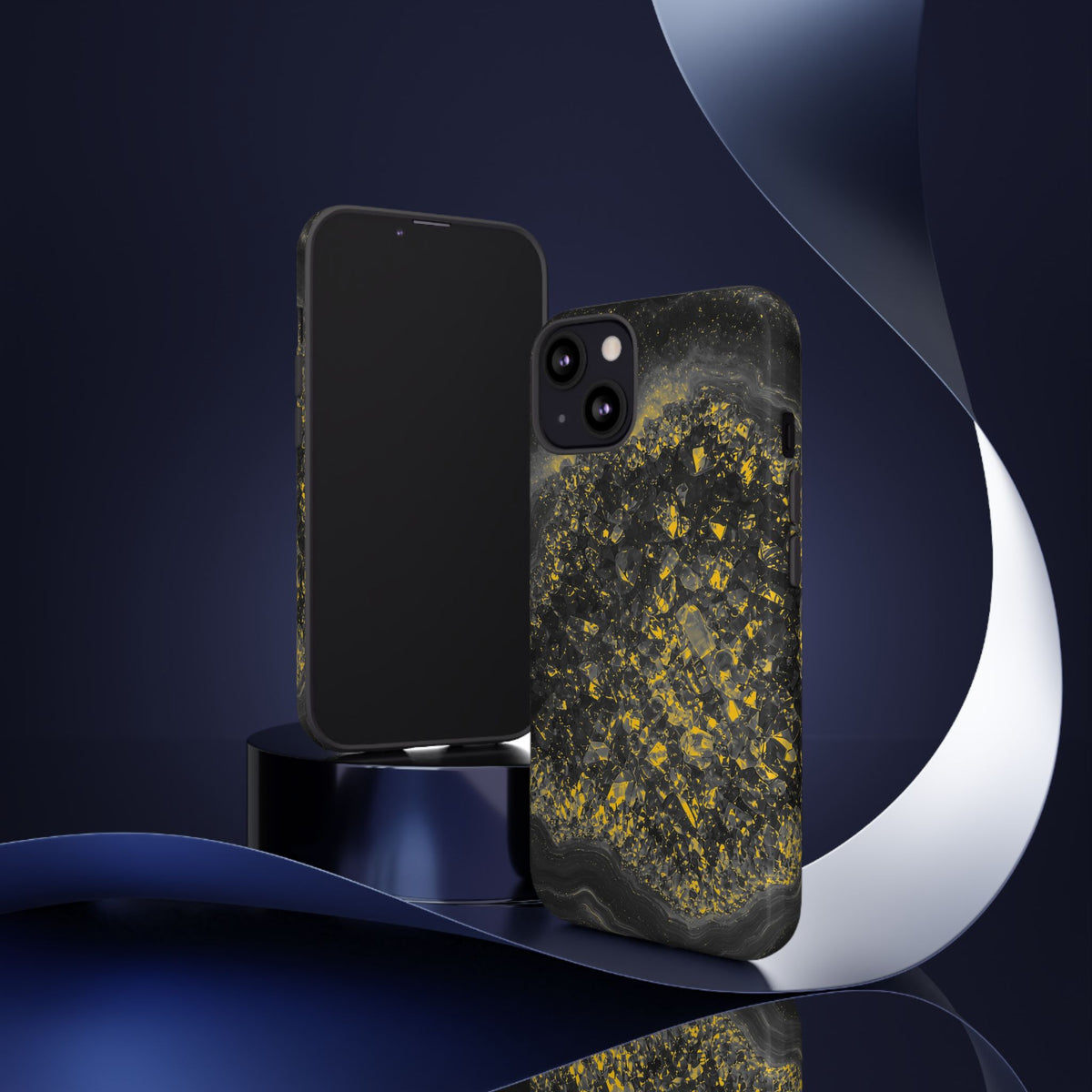 Geode Core - Mono Gold Spark Phone Case