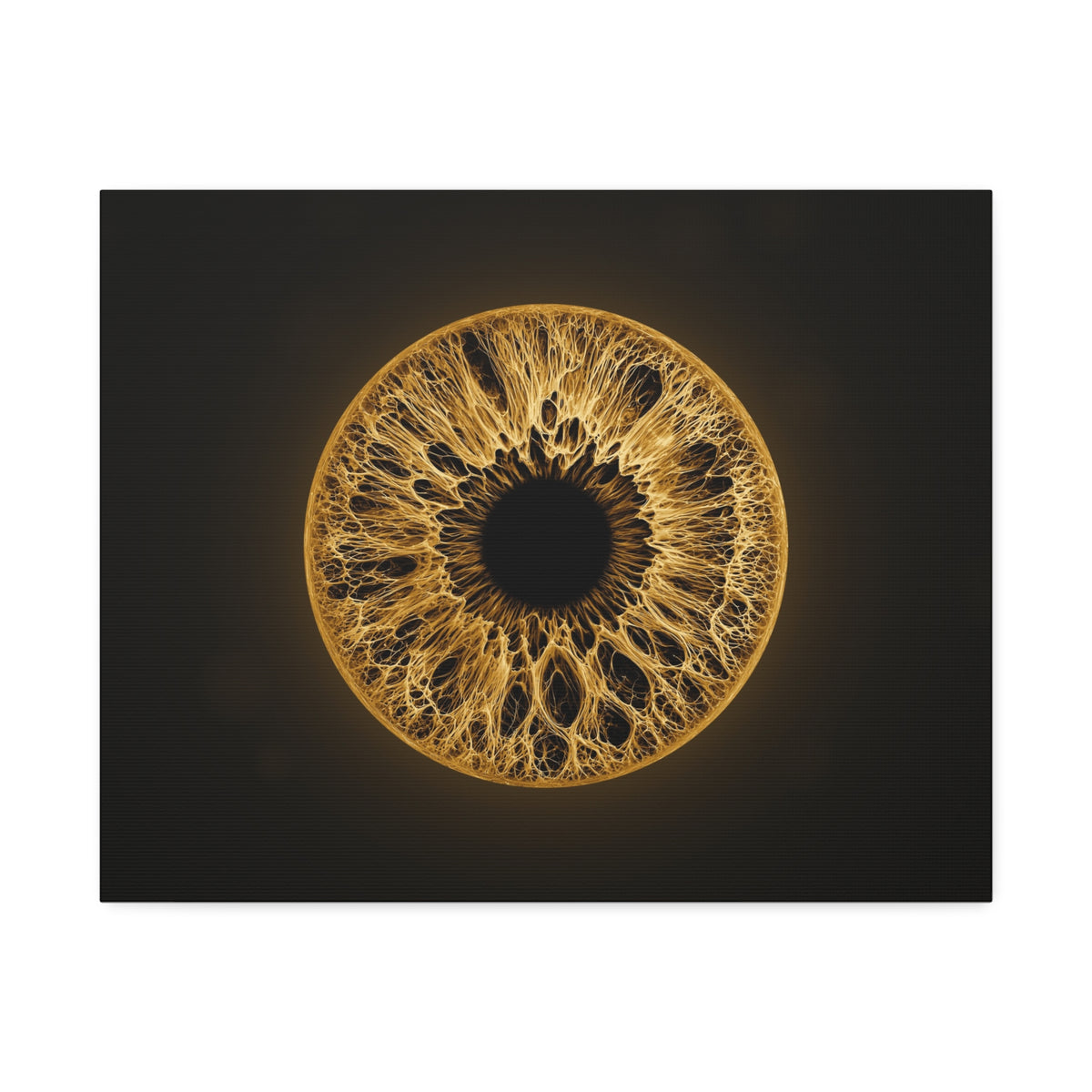 BLXNTT Iris – Lace Web Amber Glossy Canvas