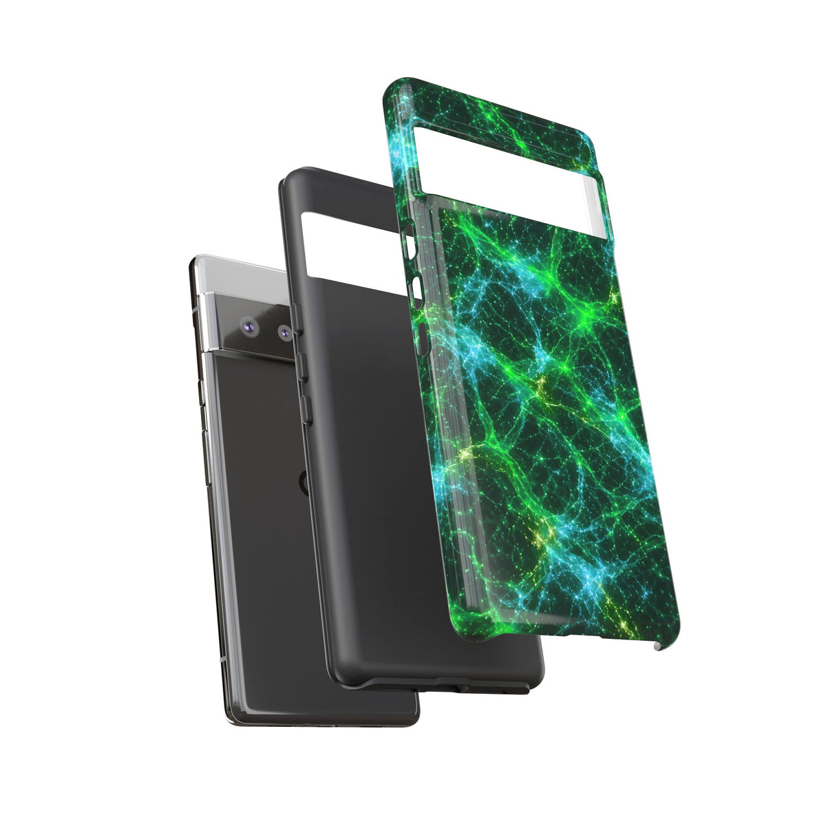 Neon Mycelium - Mermaid Phone Case