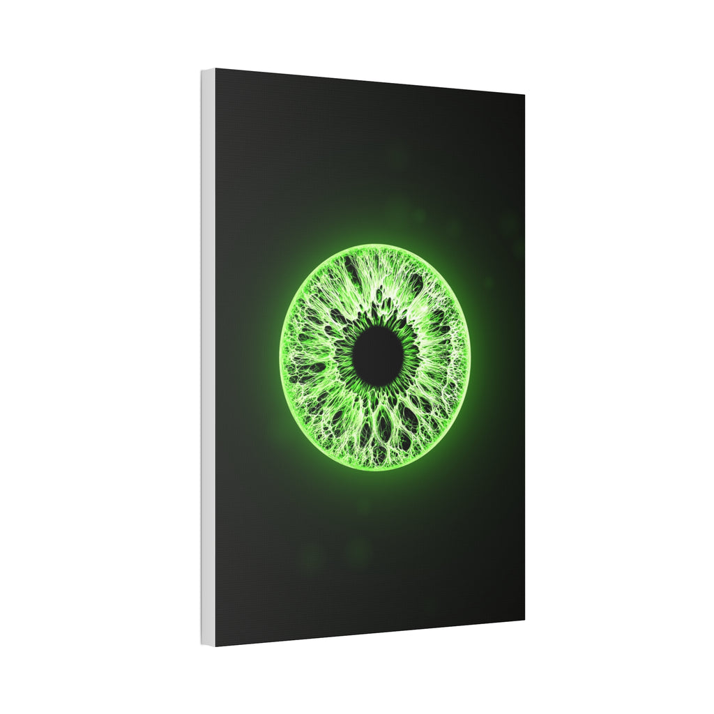 BLXNTT Iris – Lace Web Lime Shock Glossy Canvas