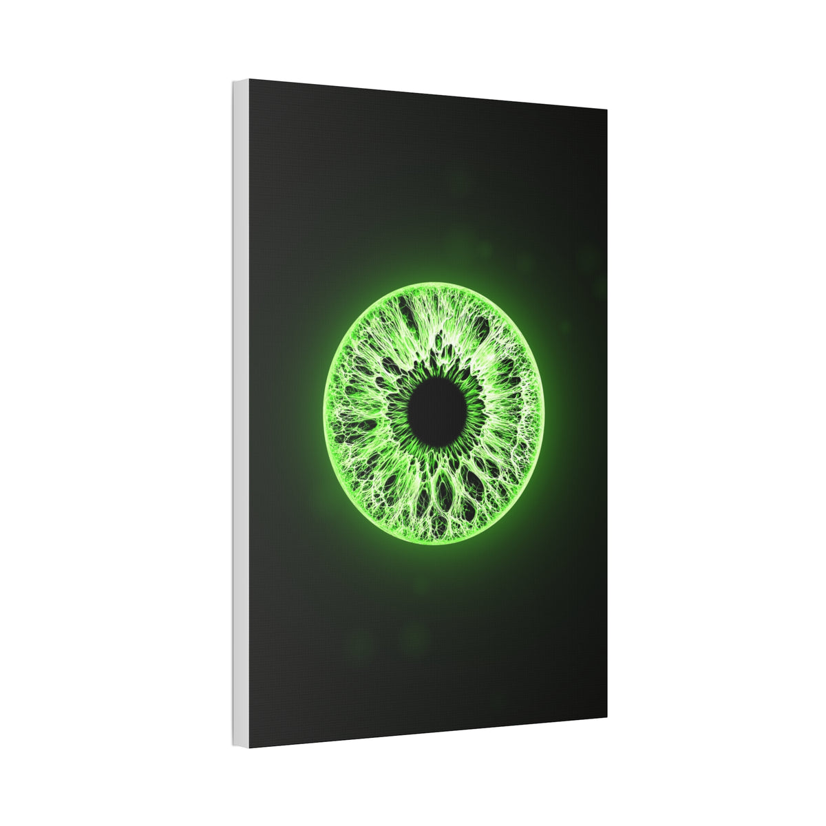 BLXNTT Iris – Lace Web Lime Shock Glossy Canvas
