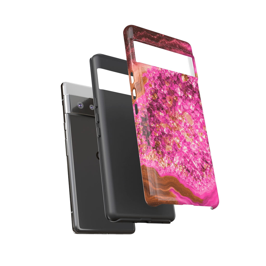 Geode Core - Terracotta Neon Phone Case