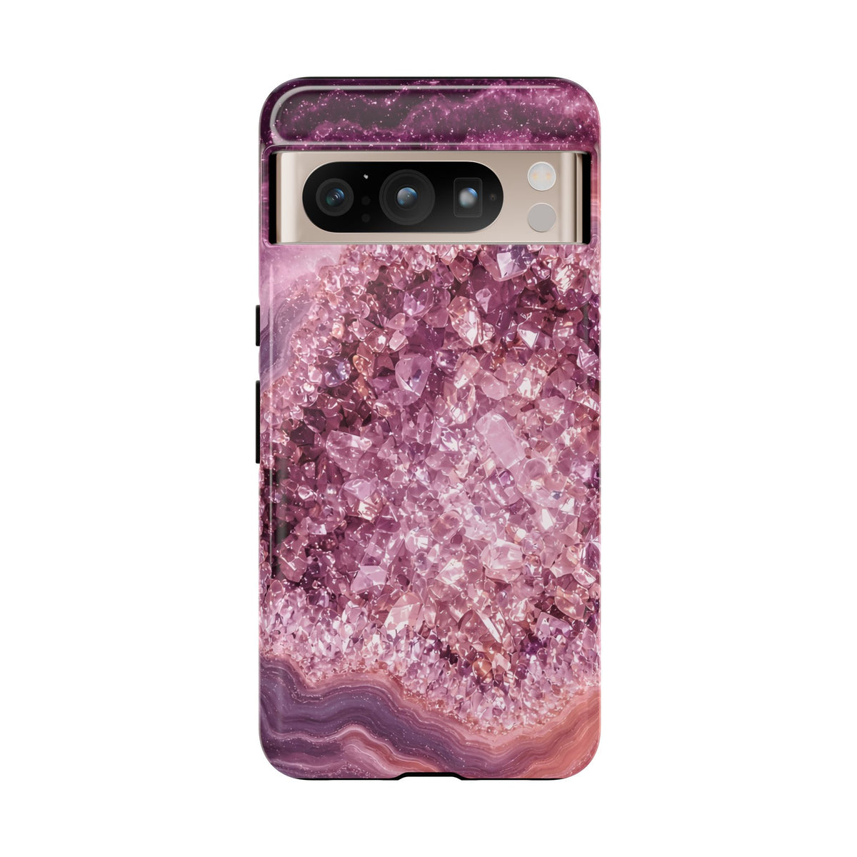 Geode Core - Rose Quartz Phone Case