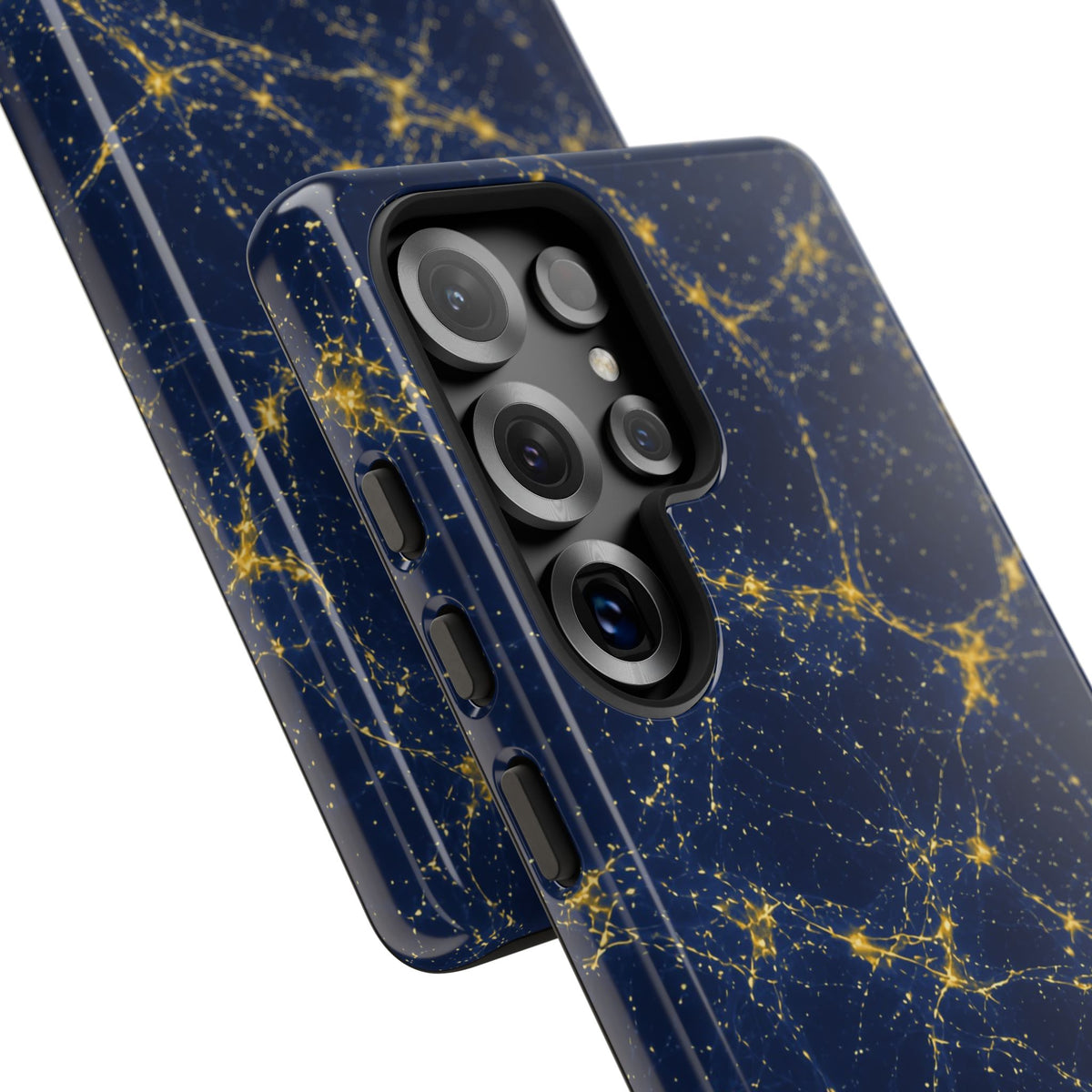 Neon Mycelium - Mustard Navy Phone Case