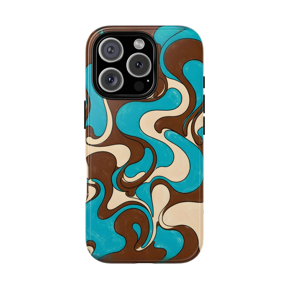 Fillmore Flow - Turquoise & Chocolate Phone Case