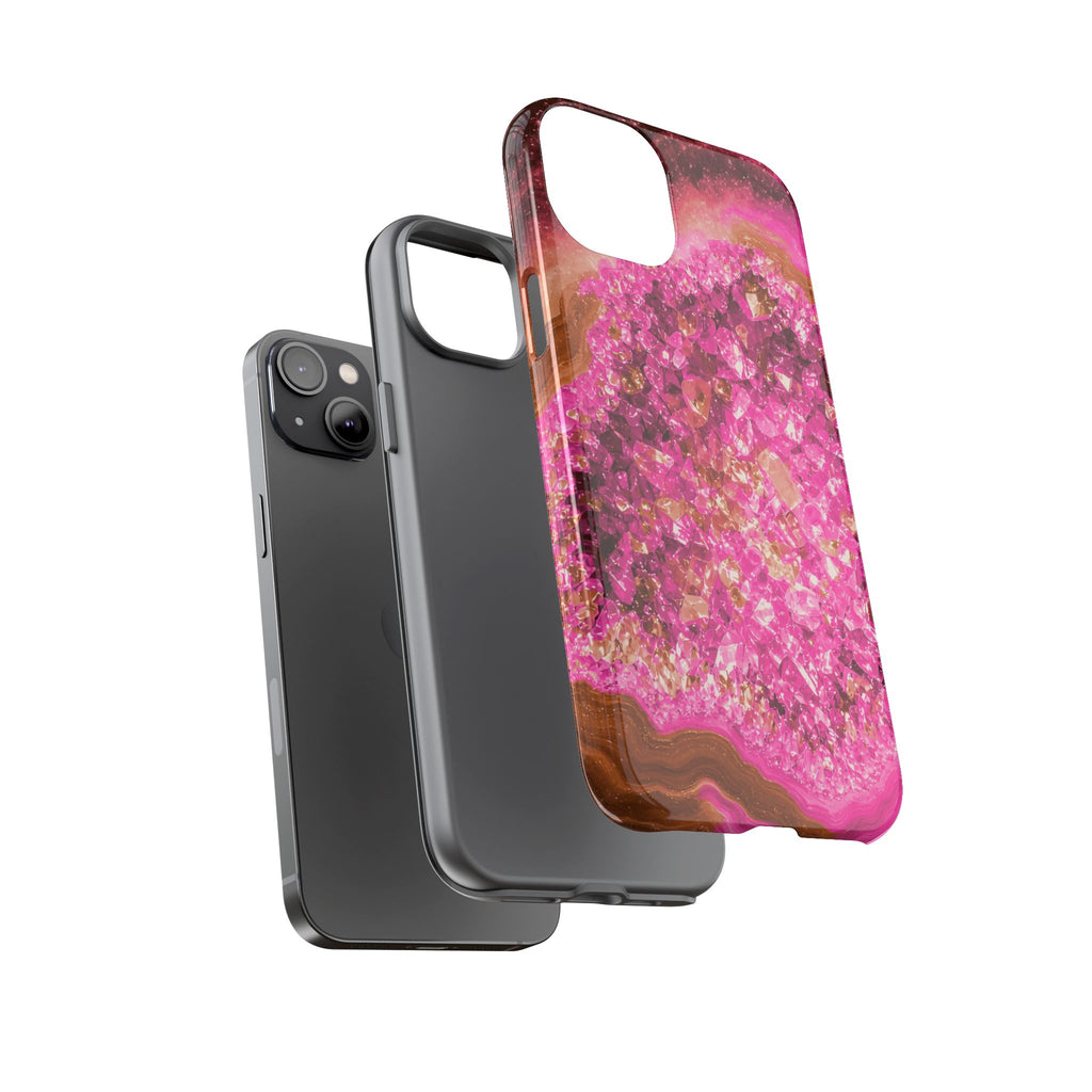 Geode Core - Terracotta Neon Phone Case