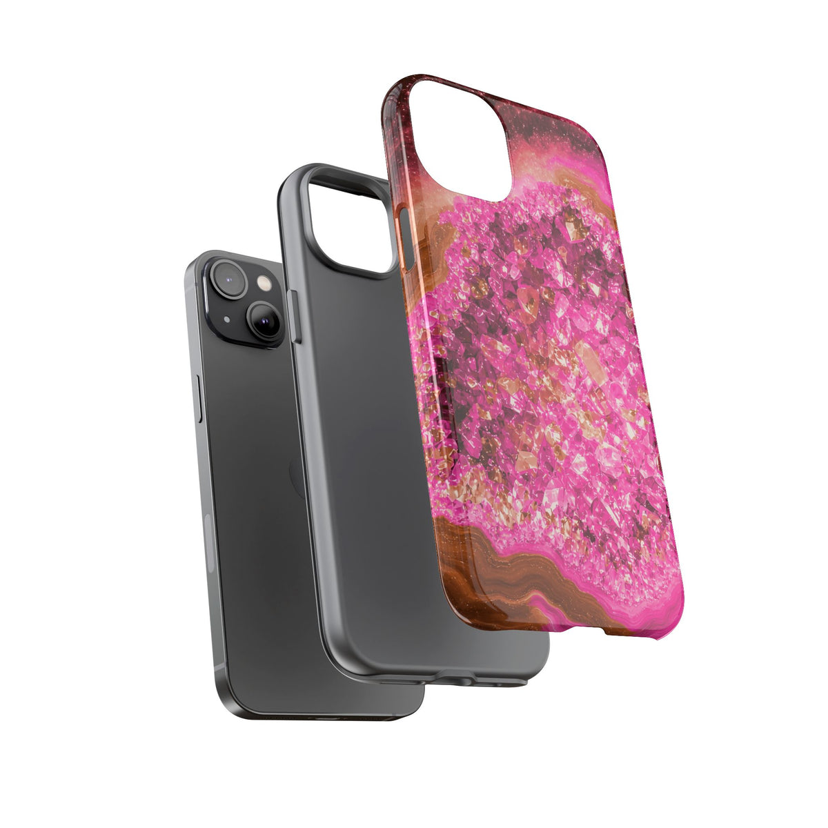 Geode Core - Terracotta Neon Phone Case