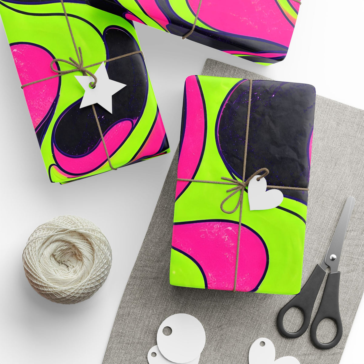 Fillmore Flow - Blacklight Wrapping Paper