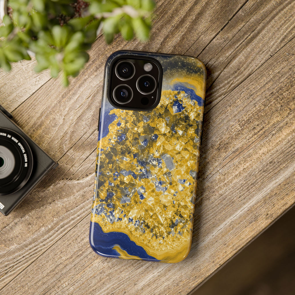 Geode Core - Mustard Navy Phone Case