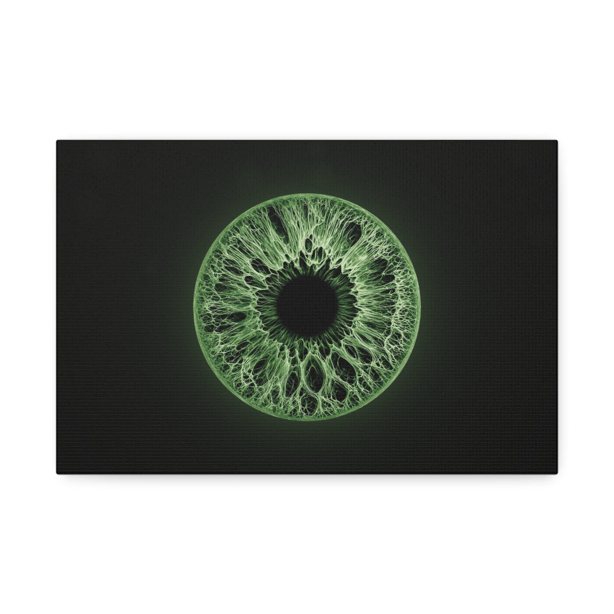 BLXNTT Iris – Lace Web Green Glossy Canvas