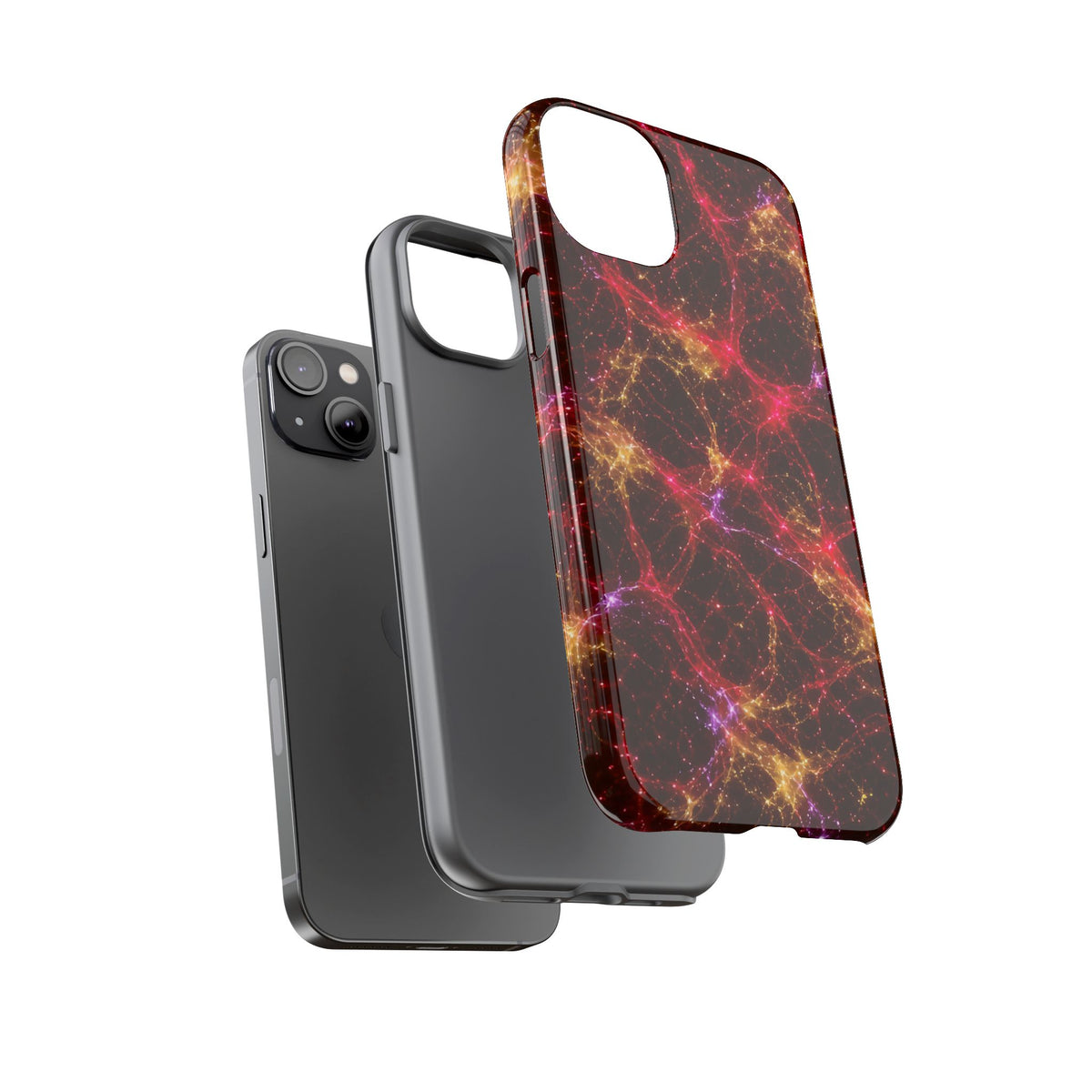 Neon Mycelium - Rainbow Nerve Phone Case