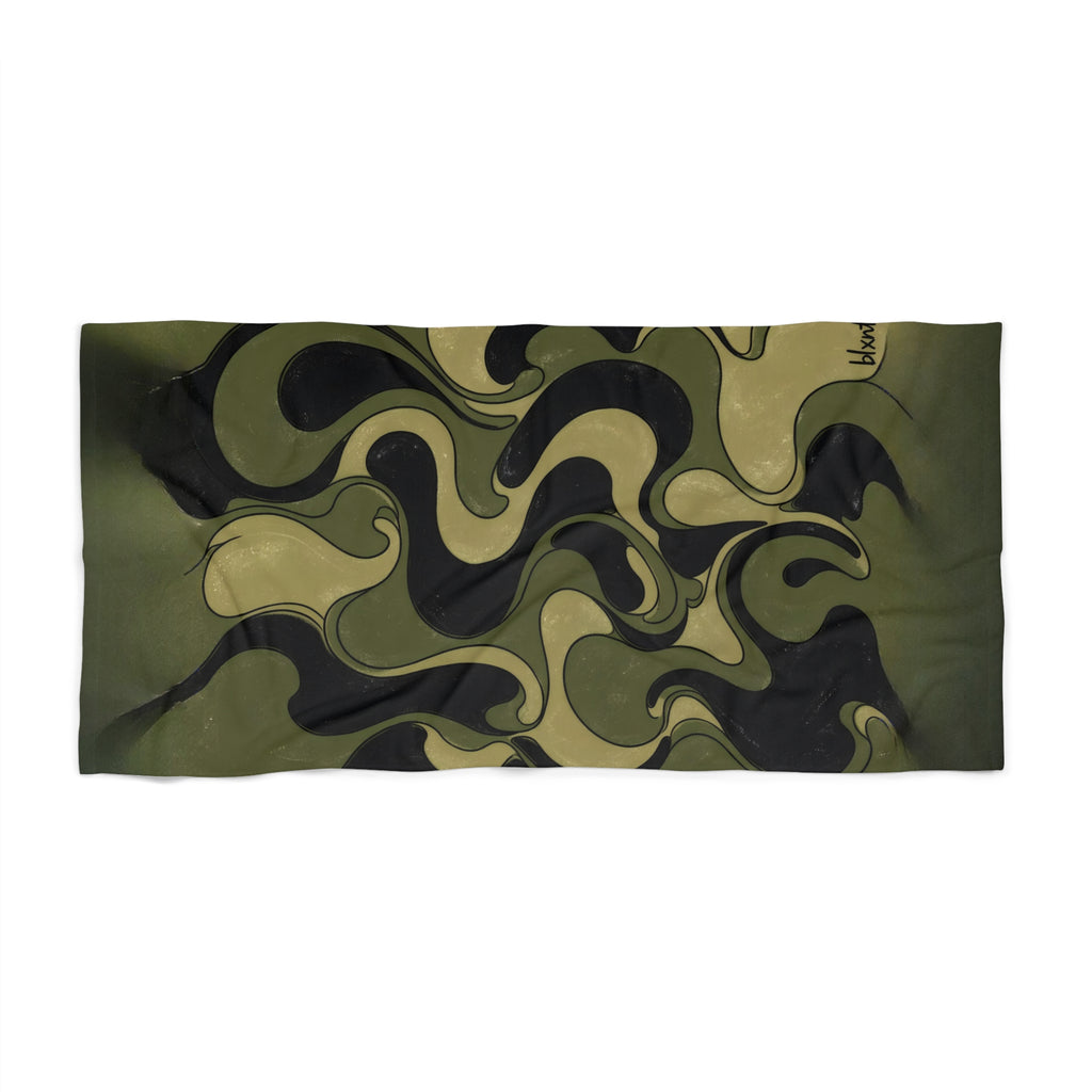 Fillmore Flow - Camo Beach Towel