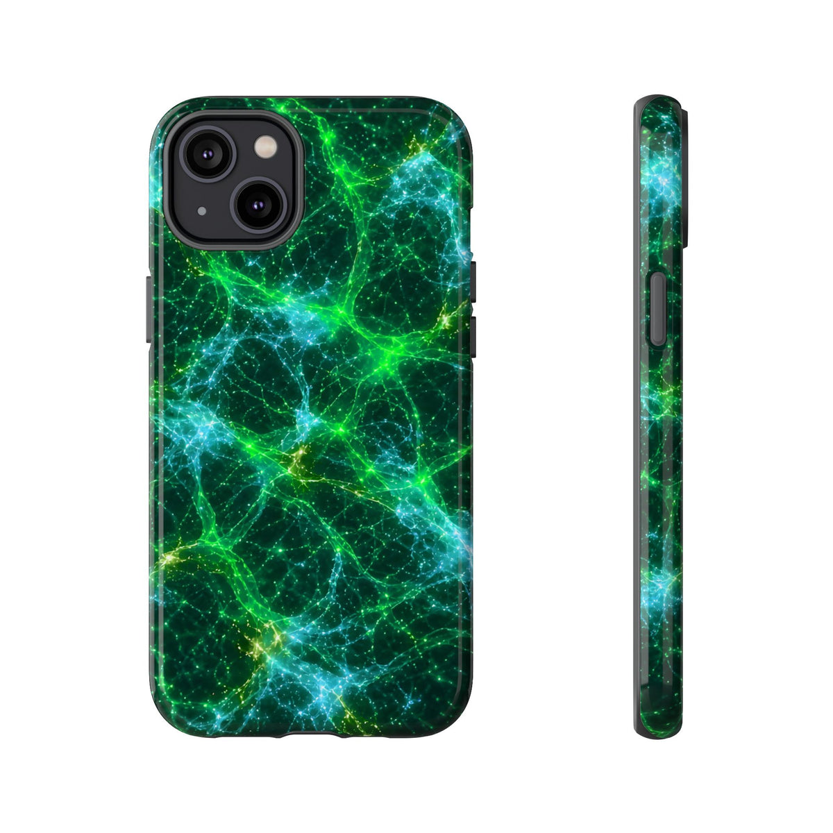 Neon Mycelium - Mermaid Phone Case