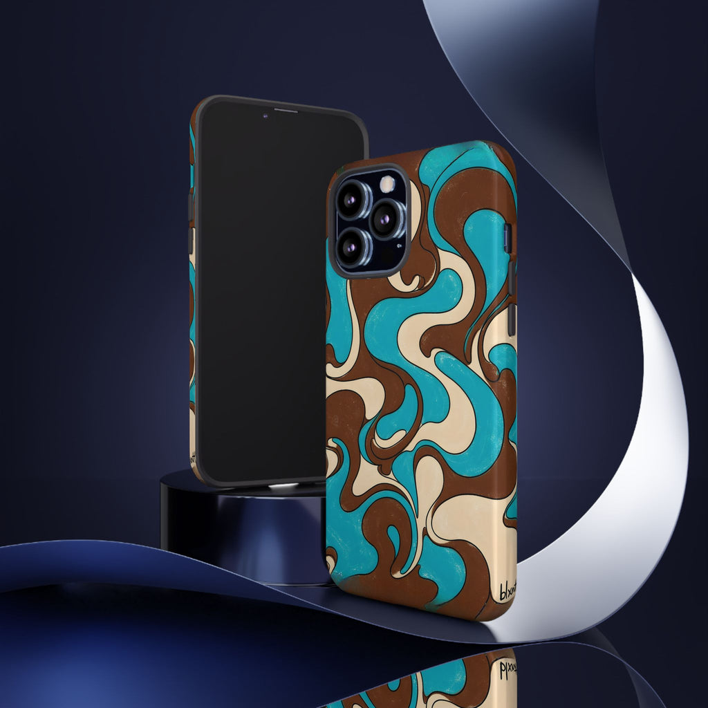 Fillmore Flow - Turquoise & Chocolate Phone Case