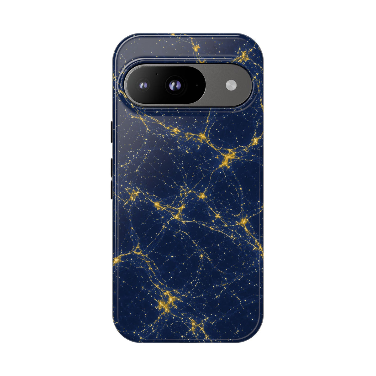 Neon Mycelium - Mustard Navy Phone Case
