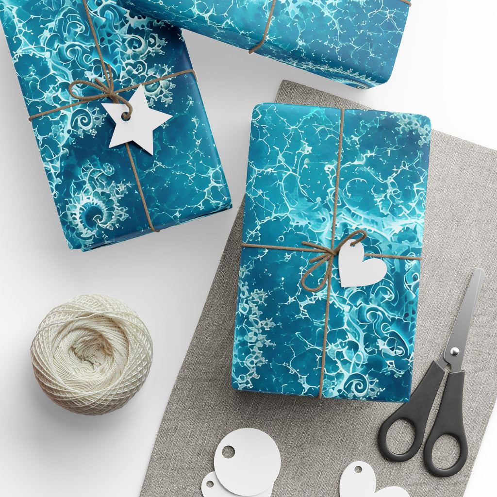Copper Infinity - Lagoon Wrapping Paper