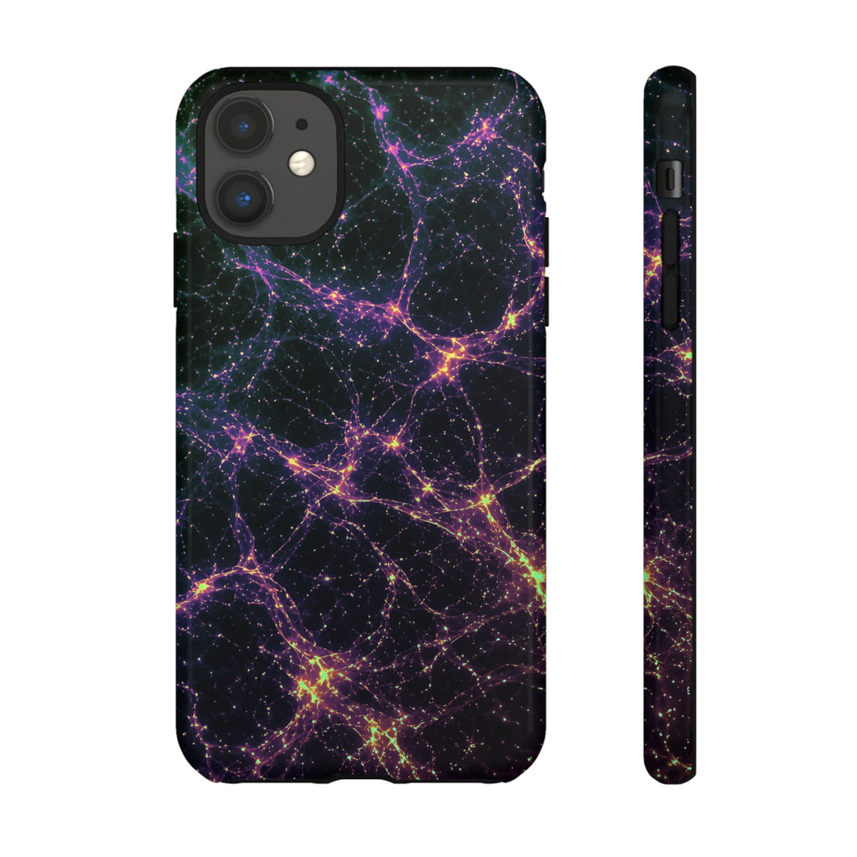 Neon Mycelium - Holographic Phone Case
