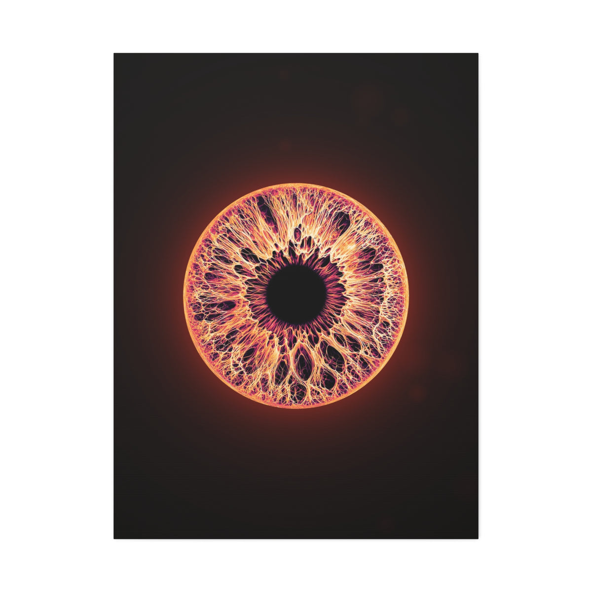 BLXNTT Iris – Lace Web Sunset Fade Glossy Canvas
