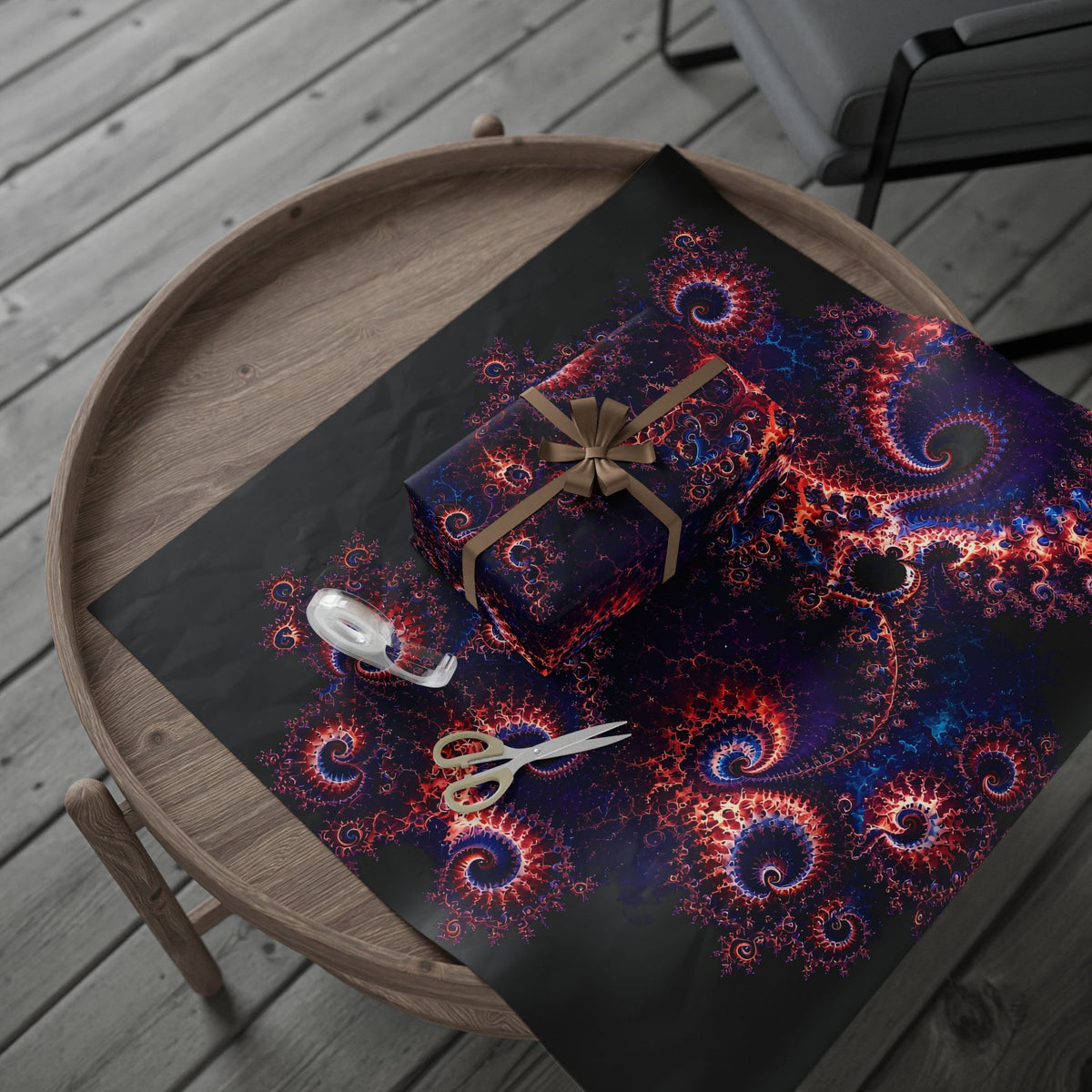 Copper Infinity - Jewel Tones Wrapping Paper