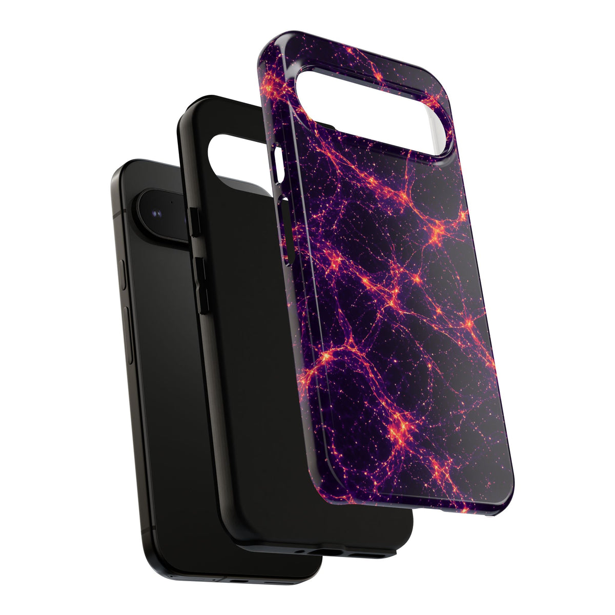 Neon Mycelium - Sunset Synapse Phone Case