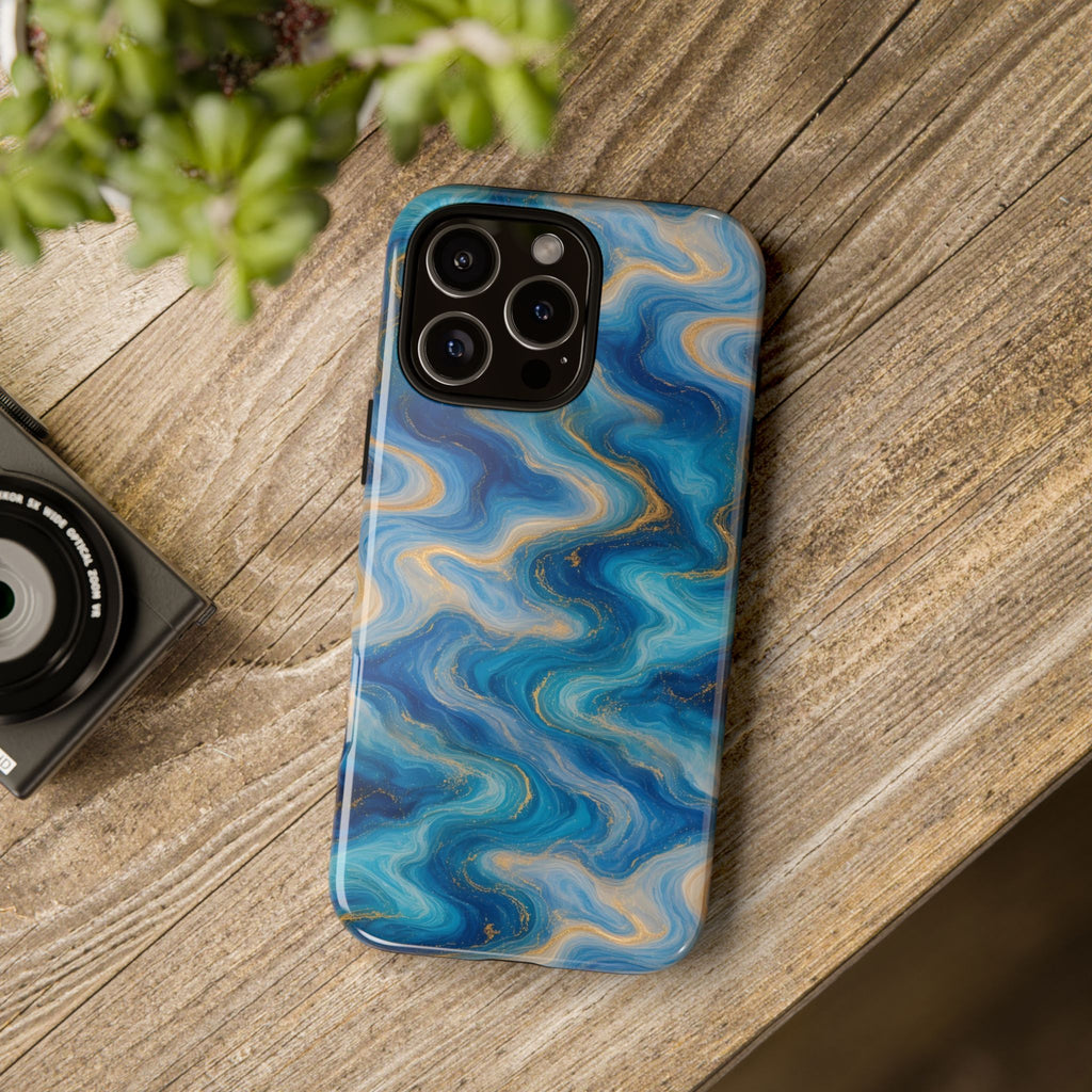 Ocean Blue Marble Phone Case