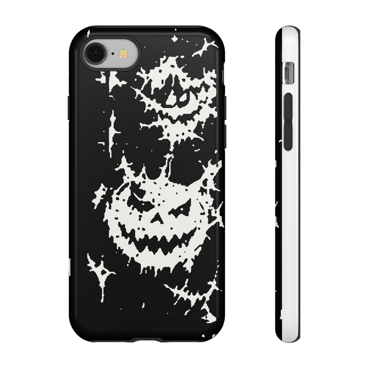 White Spiderweb Pumpkin Phone Case